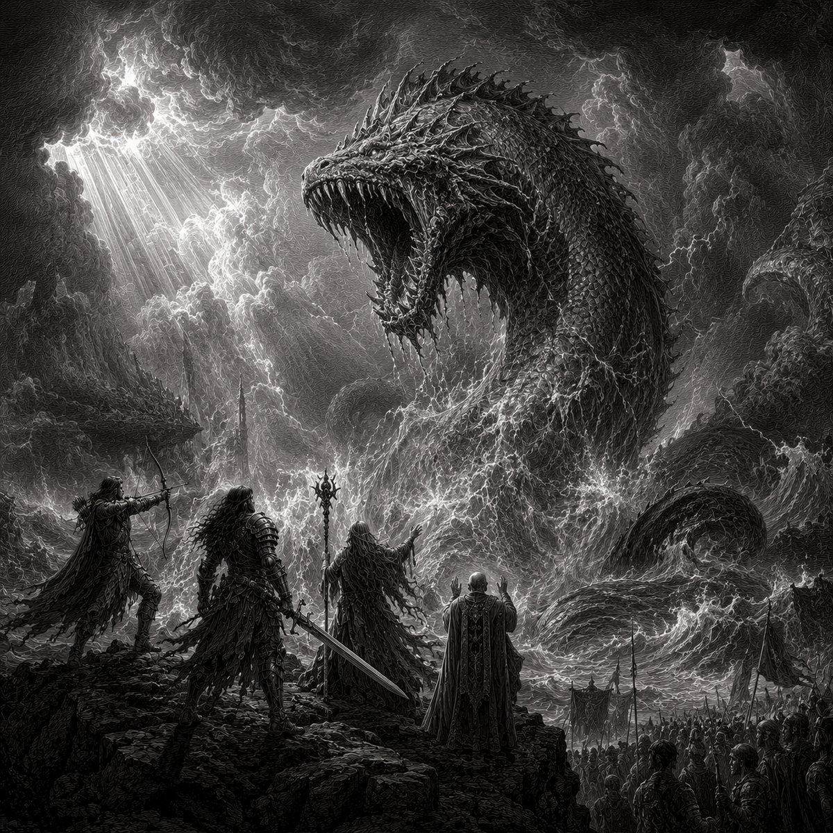 The leviathan in the Ocean of Chaos